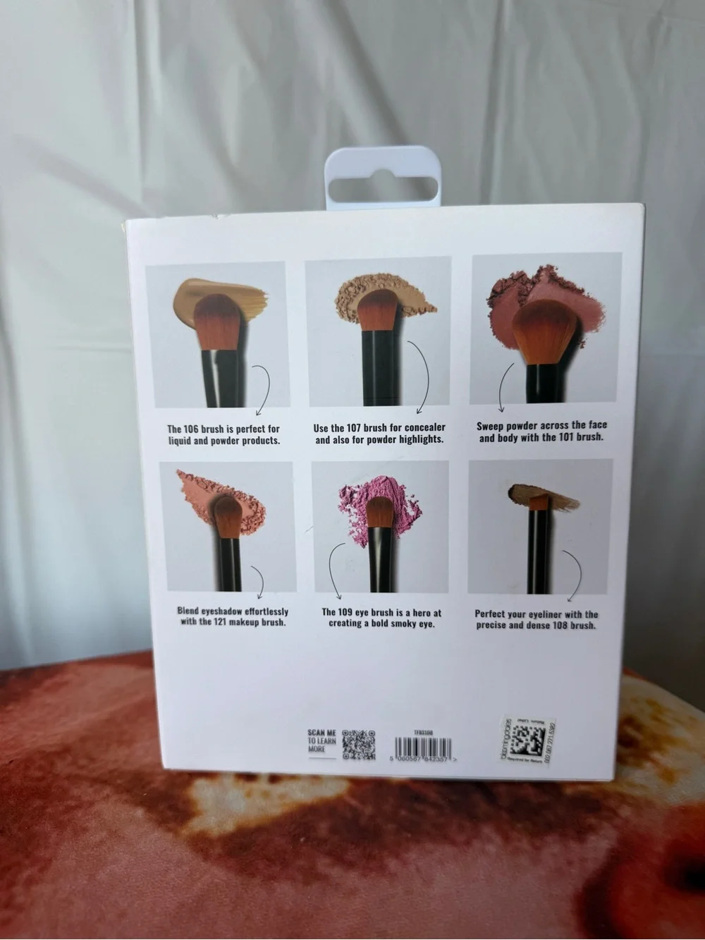 Otis Batterbee Pink Total Face Brush Set - Professional Face Brushes